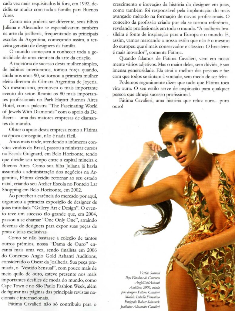 5.2 a dama de ouro. revista glamour noivas. continuação