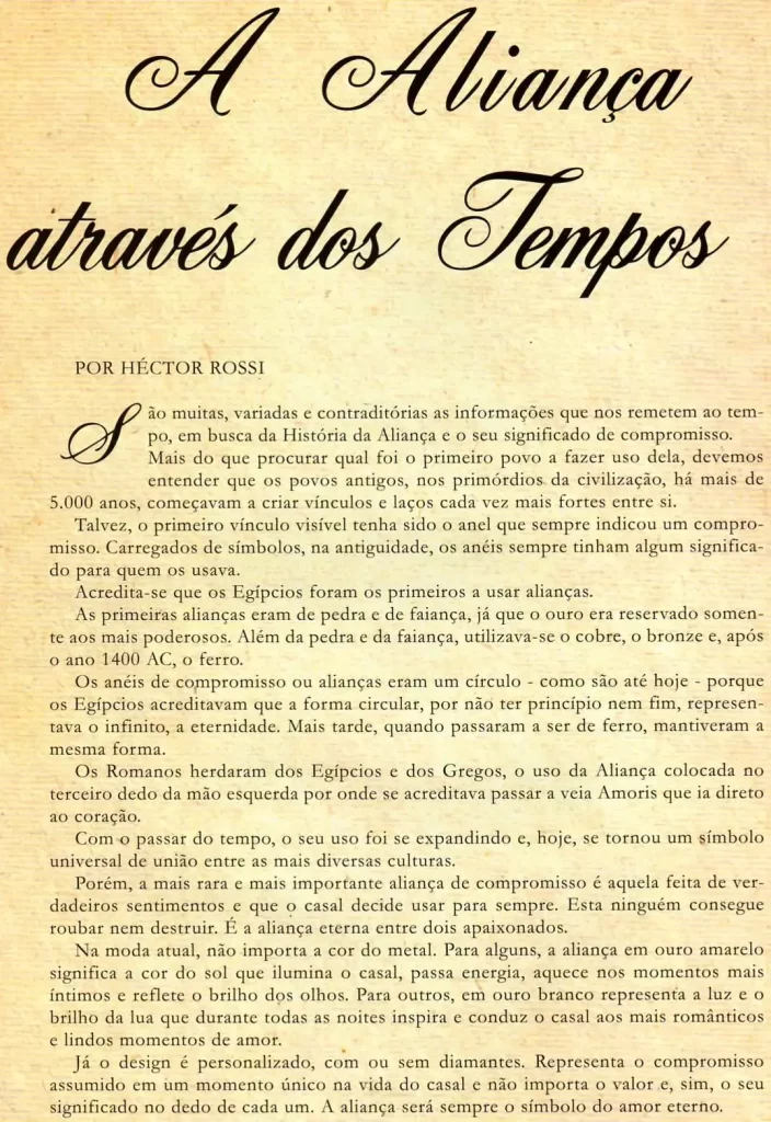 7.1 artigo a aliança através dos tempos. héctor rossi. revista glamour noivas3